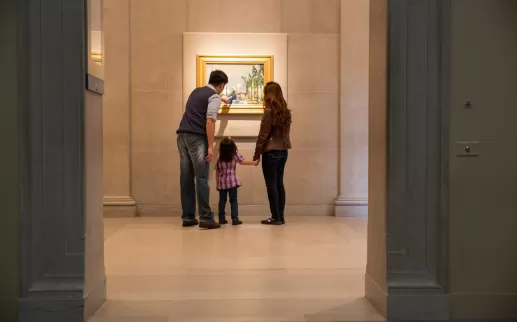 Family at the Smithsonian Freer|Sackler Galleries on the National Mall - Free museums in Washington, DC
