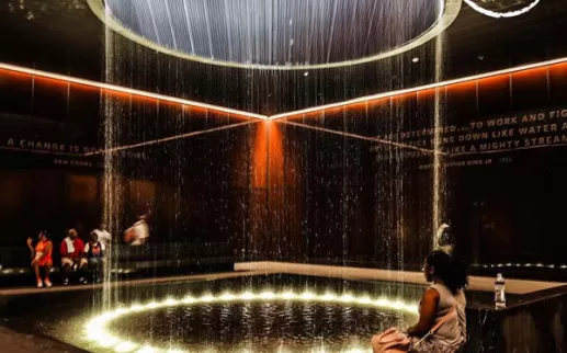 Free African American History and Culture Experiences in Washington, DC - Contemplative Court inside the Smithsonian National Museum of African American History and Culture